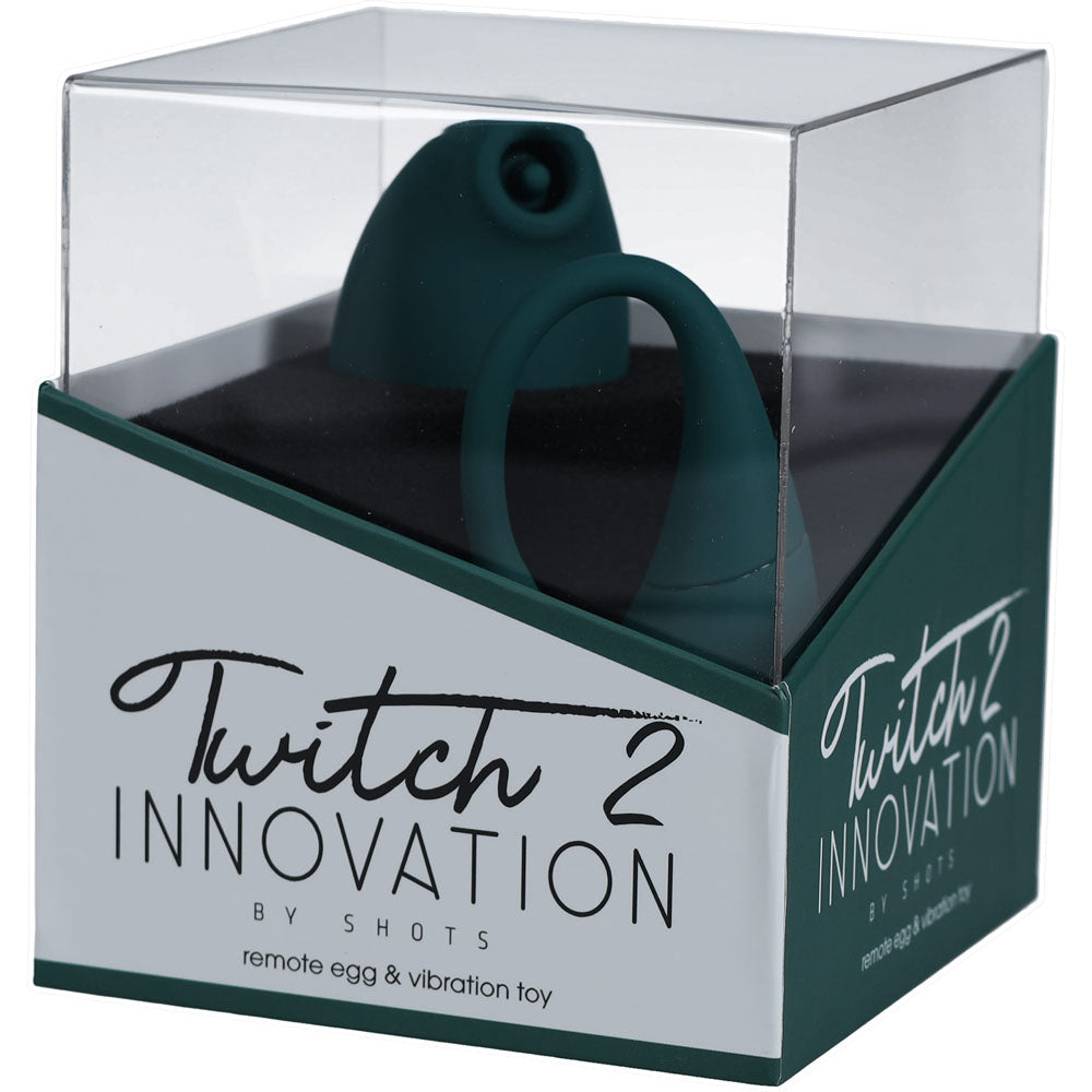Twitch 2 - - US Rechargeable Suction Vibrator with Remote Vibrating Egg