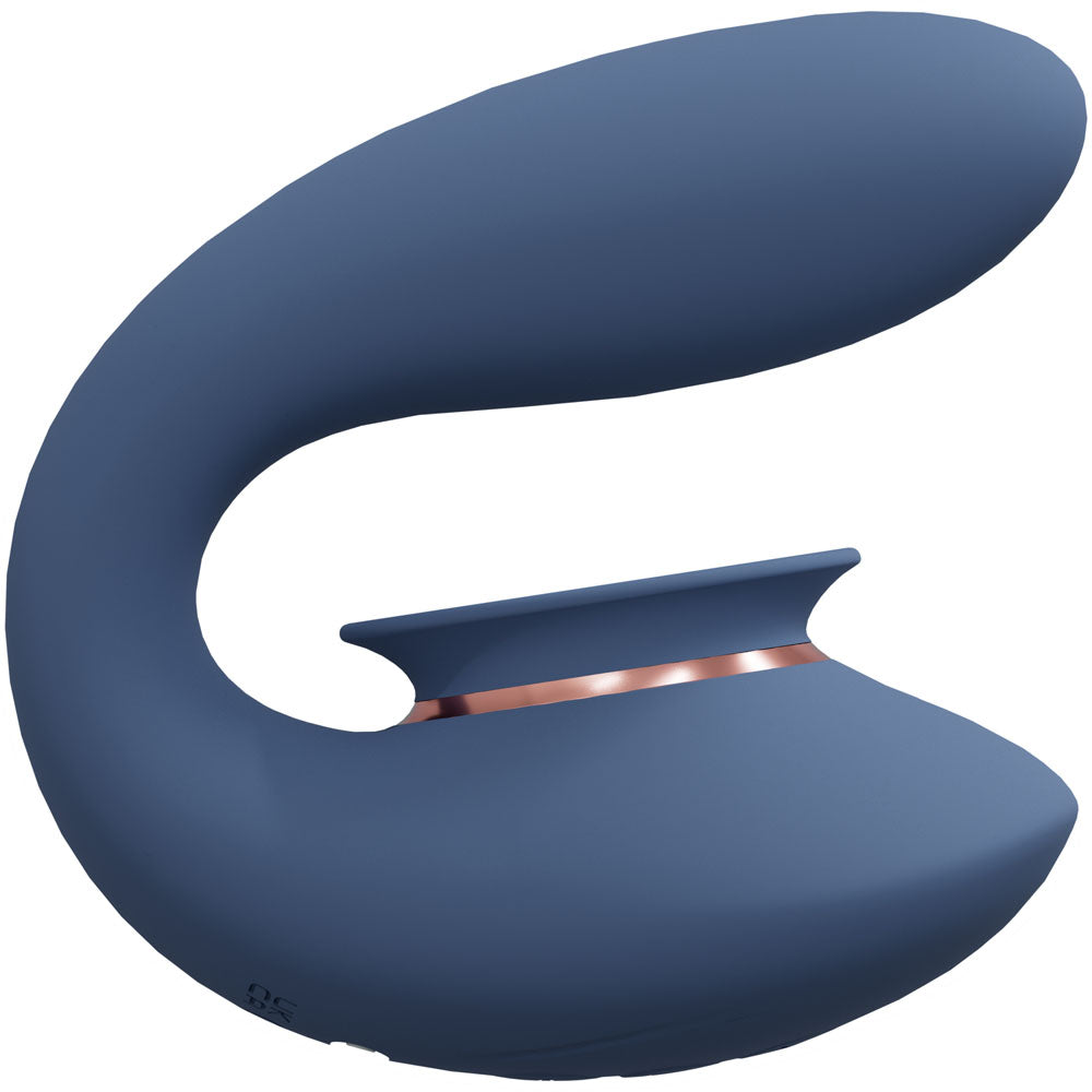 Twitch 3 - /Grey - /Grey USB Rechargeable Suction Vibrator