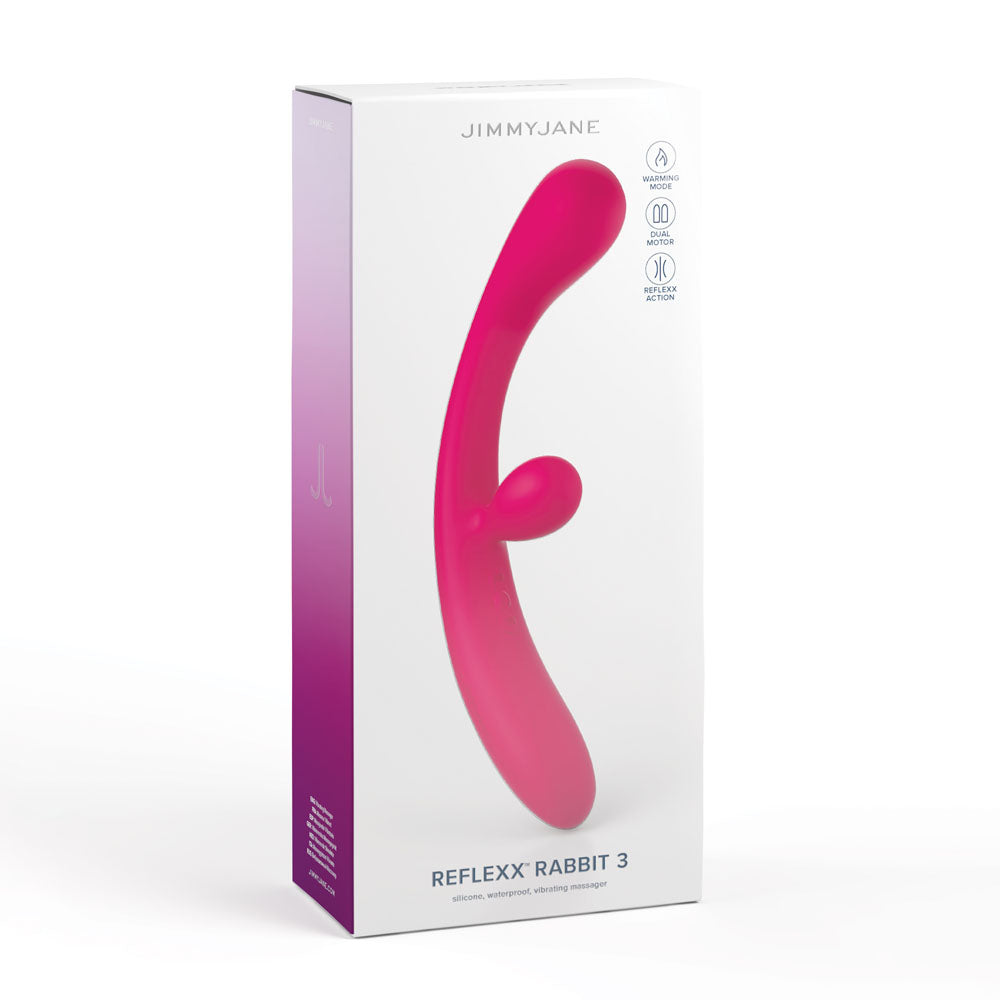 JimmyJane Reflexx Rabbit 3 - 23 cm USB Rechargeable Vibrator
