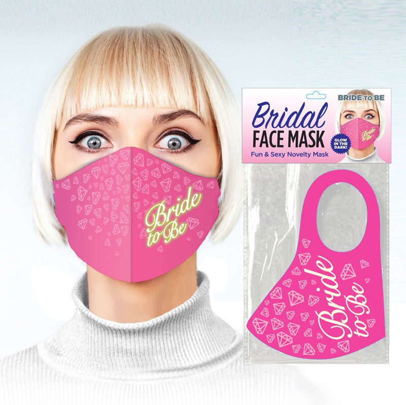 Bridal Face Mask - Bride To Be - Glow Novelty Mask
