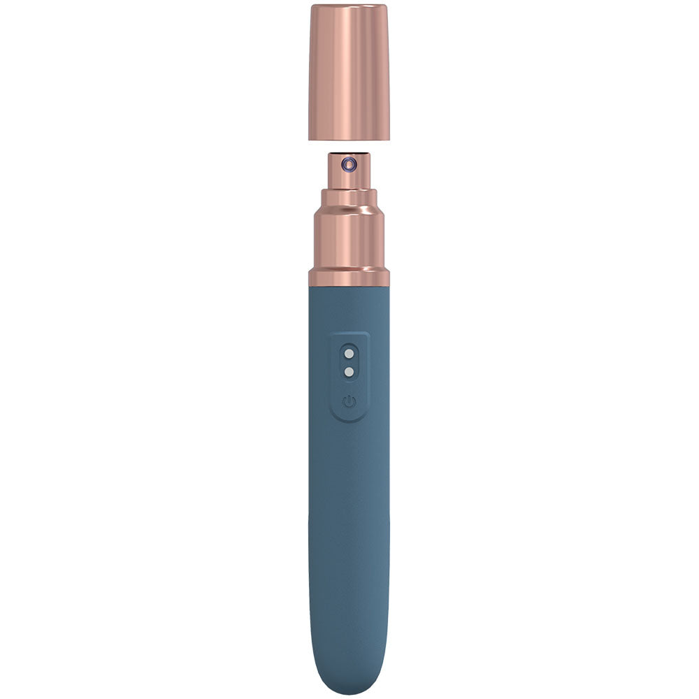 LOVELINE The Traveler - - 17.6 cm USB Rechargeable Vibrator with Lube Applicator