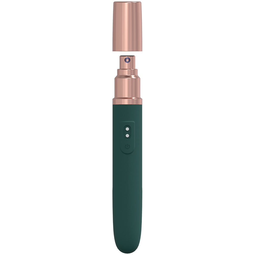 LOVELINE The Traveler - - 17.6 cm USB Rechargeable Vibrator with Lube Applicator