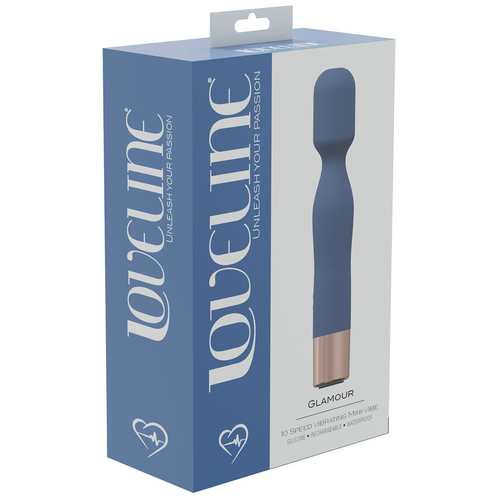 LOVELINE Glamour - - 14.4 cm USB Rechargeable Massage Wand