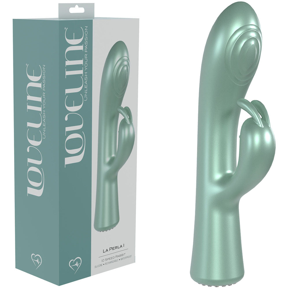 LOVELINE La Perla I - - Pearlescent 19.2 cm USB Rechargeable Rabbit Vibrator