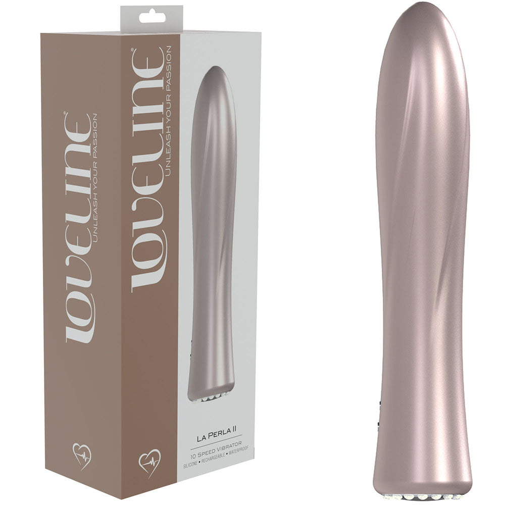 LOVELINE La Perla II - - Pearlescent 19.2 cm USB Rechargeable Vibrator