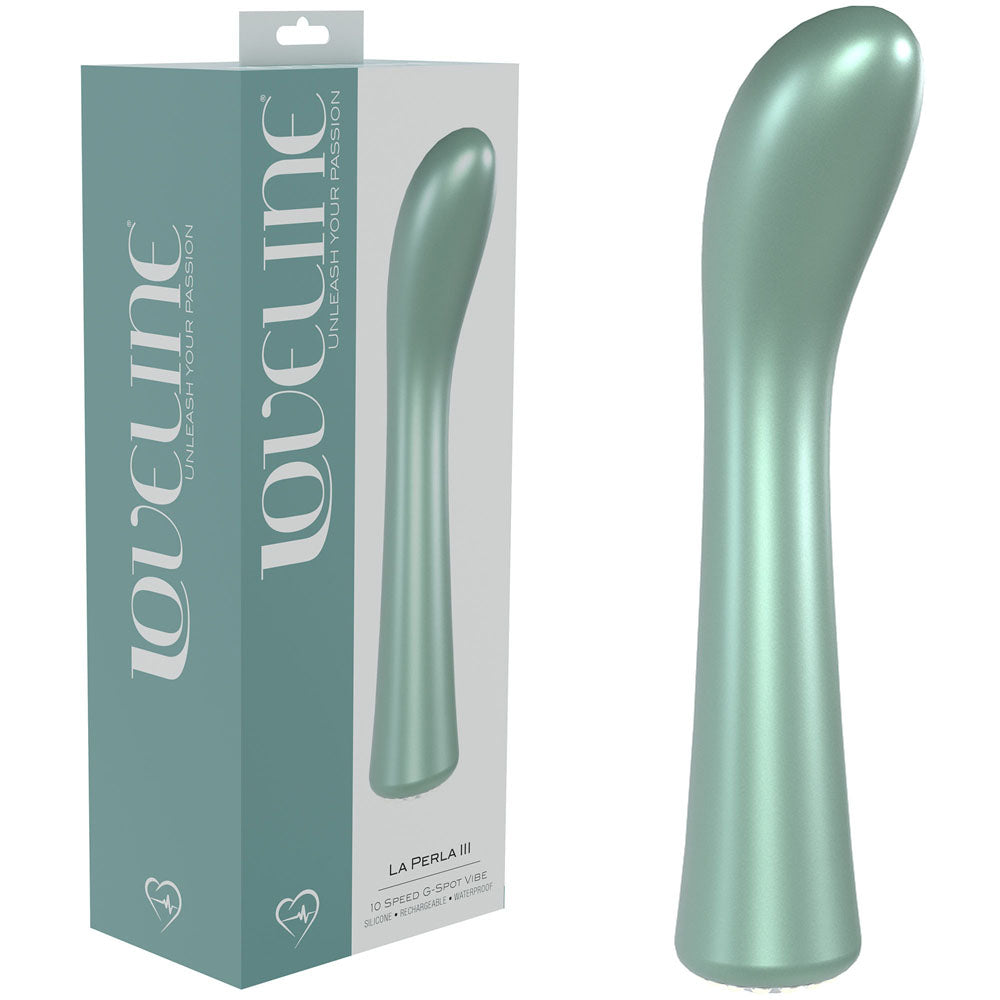 LOVELINE La Perla III - - Pearlescent 19.2 cm USB Rechargeable Vibrator