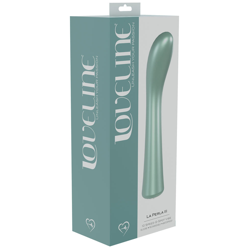 LOVELINE La Perla III - - Pearlescent 19.2 cm USB Rechargeable Vibrator
