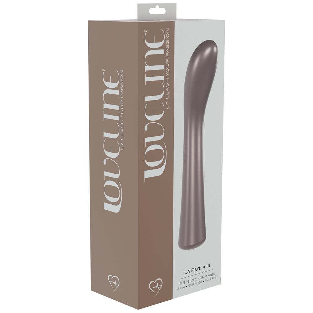 LOVELINE La Perla III - - Pearlescent 19.2 cm USB Rechargeable Vibrator