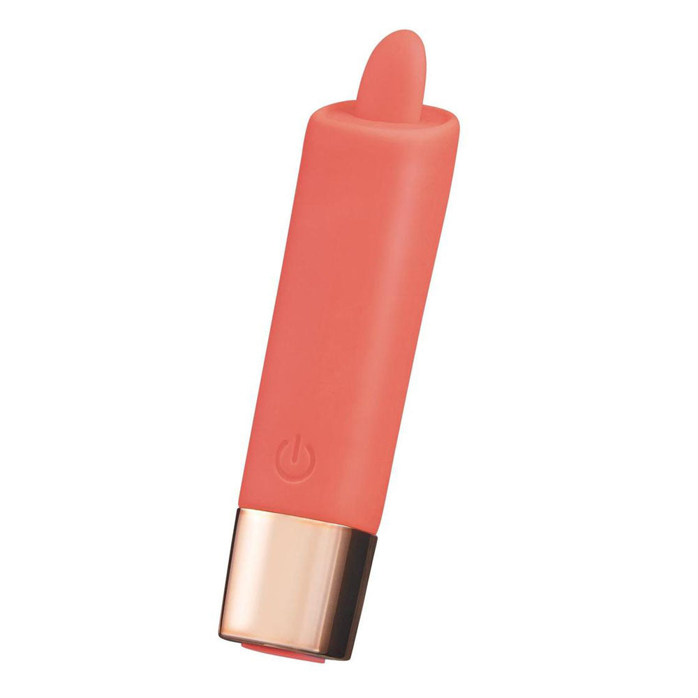 LAPDANCE Lick Me Mini Pocket Licking Vibrator - 9.7 cm USB Rechargeable Flicking Stimulator