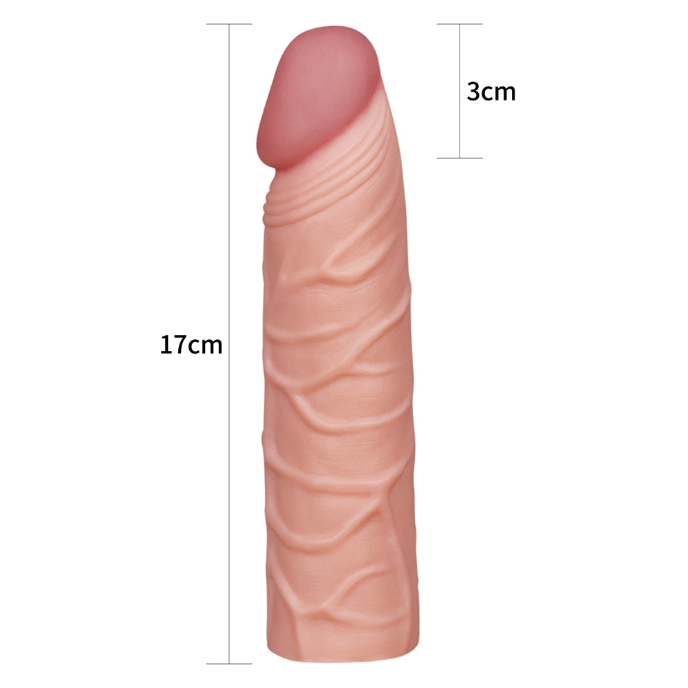 Pleasure X-Tender 1'' Sleeve - 2.5 cm (1'') Penis Extension Sleeve