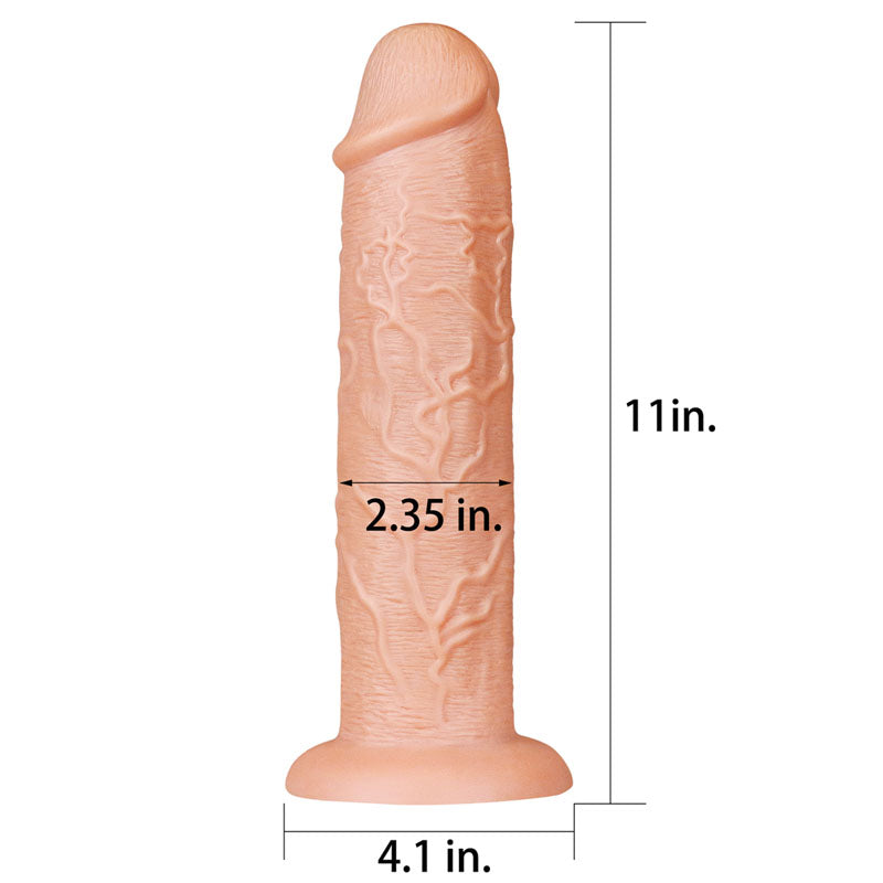King Size 11'' Realistic Dildo - 28 cm Dong