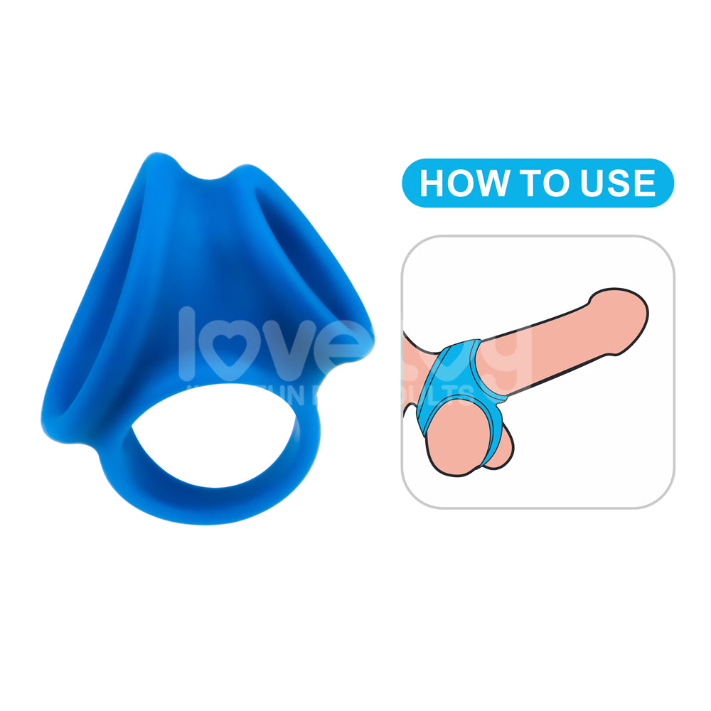 Pinnacle Pro Trio Grip Enhancer - Cock & Balls Ring