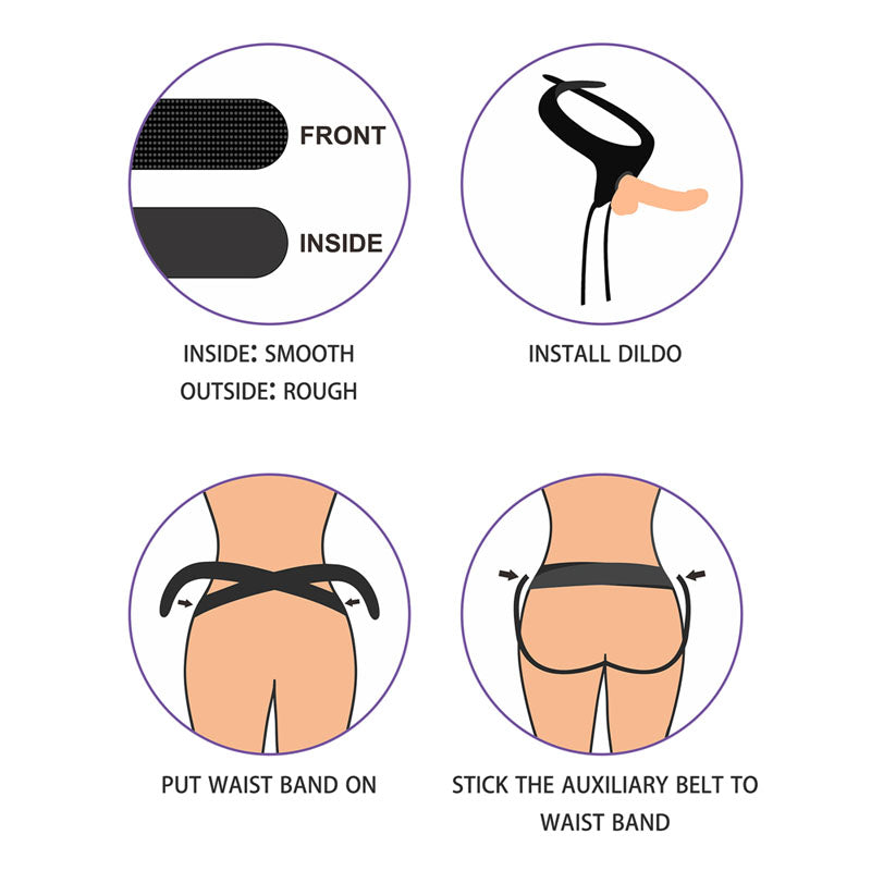 Ingen Easy Strap-On Harness - Adjustable Strap-On Harness (No Probe Included)