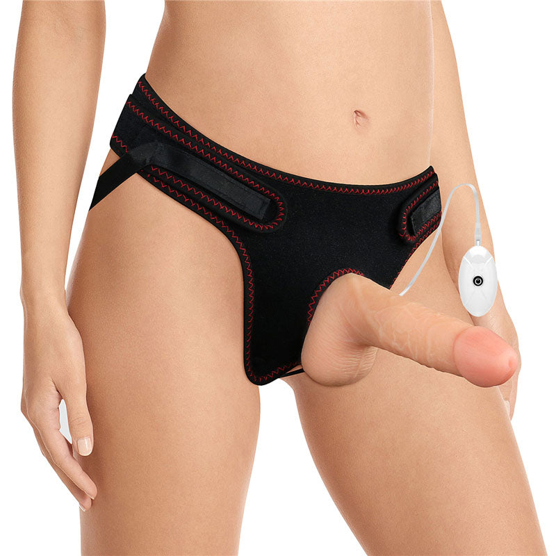 Ingen Vibrating Easy Strap-On Set - 17.8 cm (7'') Vibrating Strap-On