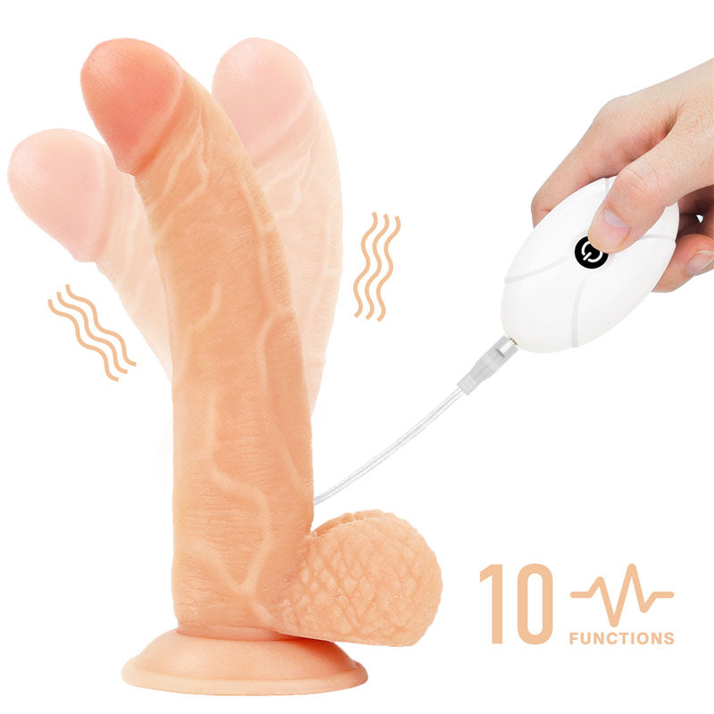 Ingen Vibrating Easy Strap-On Set - 21.6 cm (8.5'') Vibrating Strap-On
