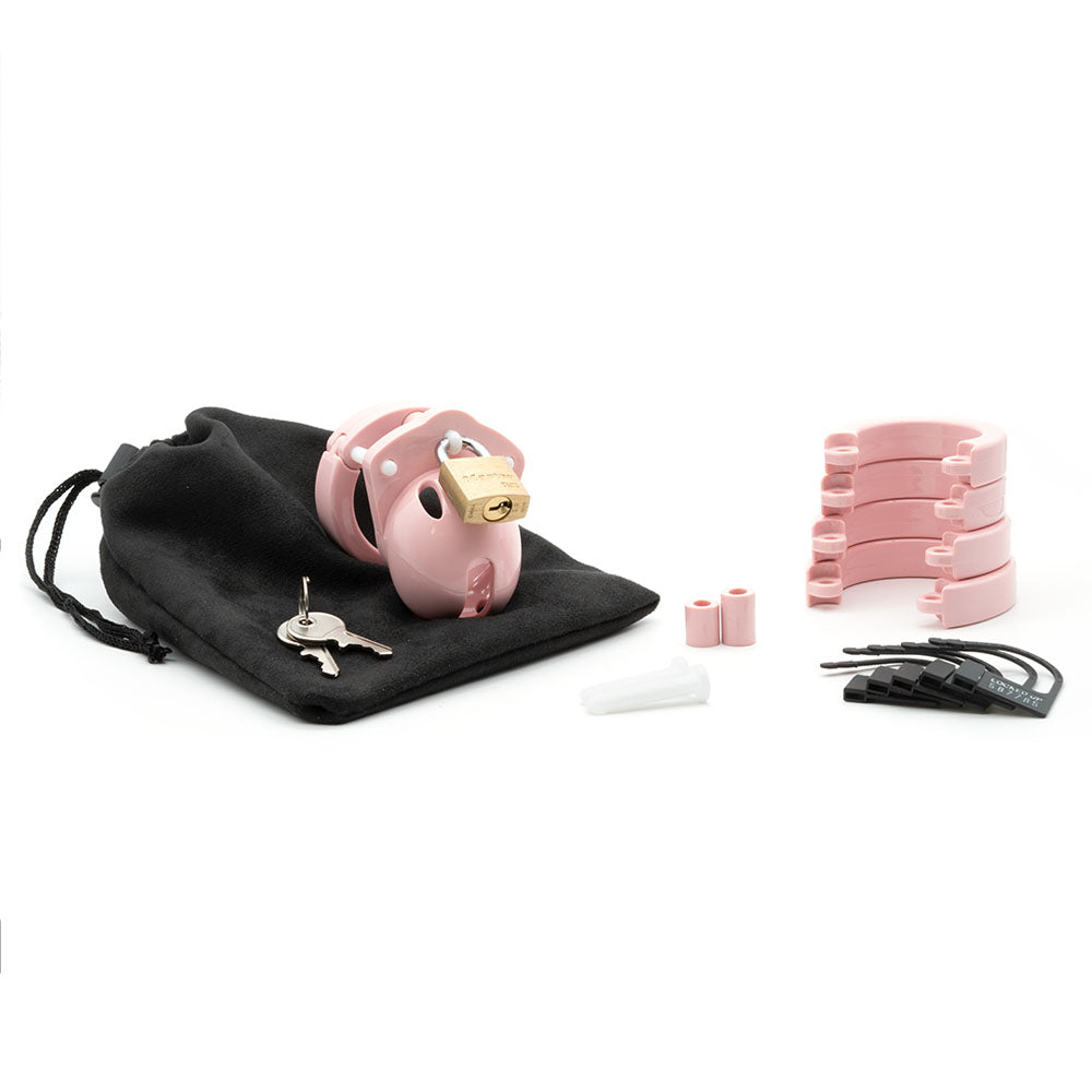 Mini-Me Black Chastity Cock Cage Kit - - 1.25 Inch Cock Cage Kit