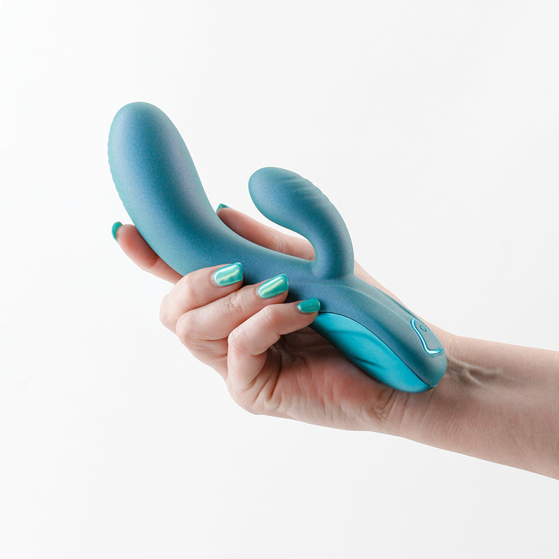 Royals - Regent - Metallic - Metallic 19.3 cm USB Rechargeable Rabbit Vibrator