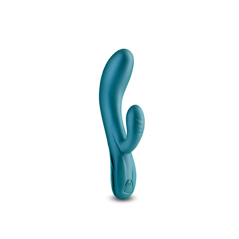 Royals - Regent - Metallic - Metallic 19.3 cm USB Rechargeable Rabbit Vibrator