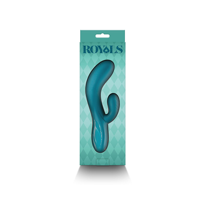 Royals - Regent - Metallic - Metallic 19.3 cm USB Rechargeable Rabbit Vibrator
