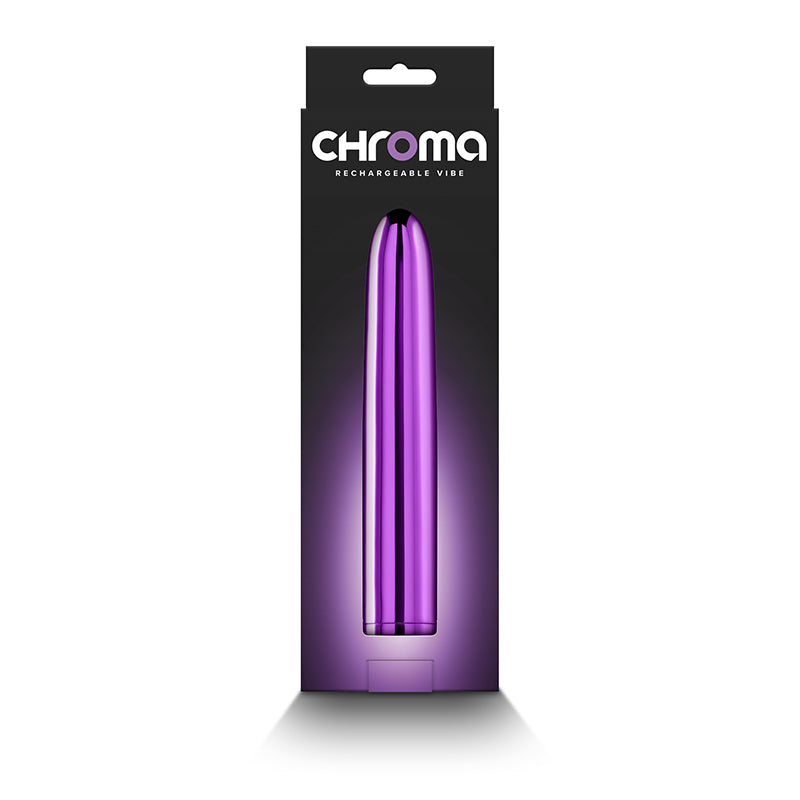 Chroma - - Metallic 17 cm USB Rechargeable Vibrator