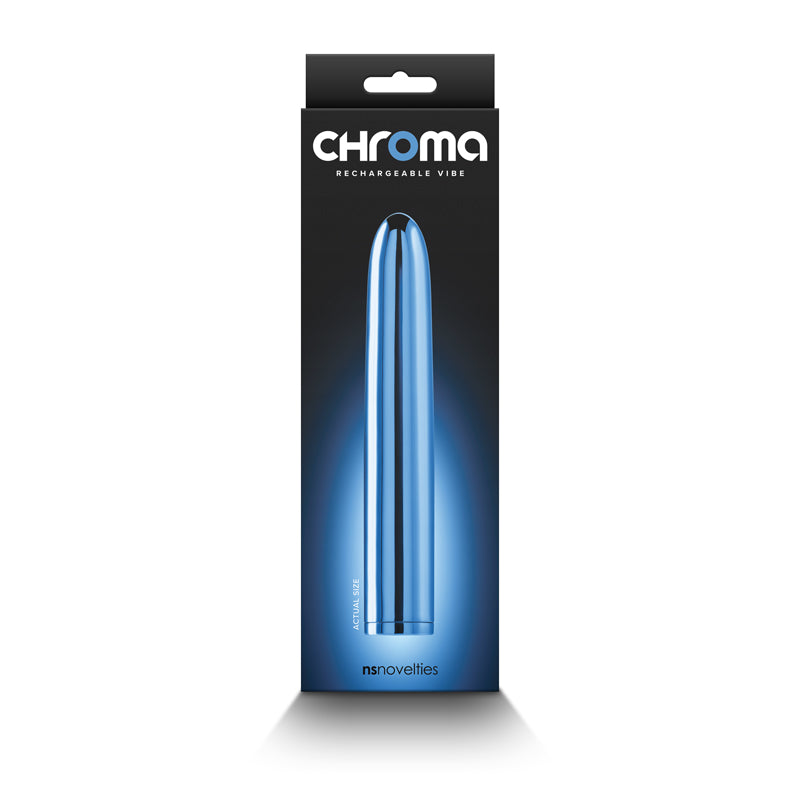 Chroma - - Metallic 17 cm USB Rechargeable Vibrator