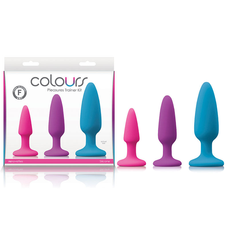 Colours Pleasures Trainer Kit - Butt Plugs - Set of 3 Sizes