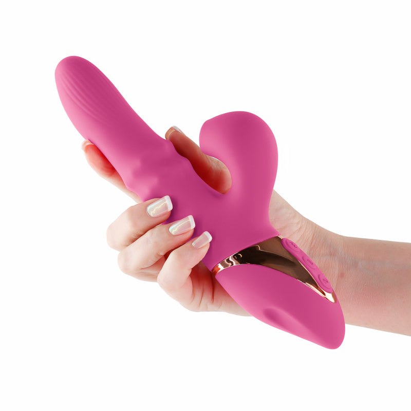 INYA Enamour - - 31.5 cm USB Rechargeable Vibrator with Air Pulse