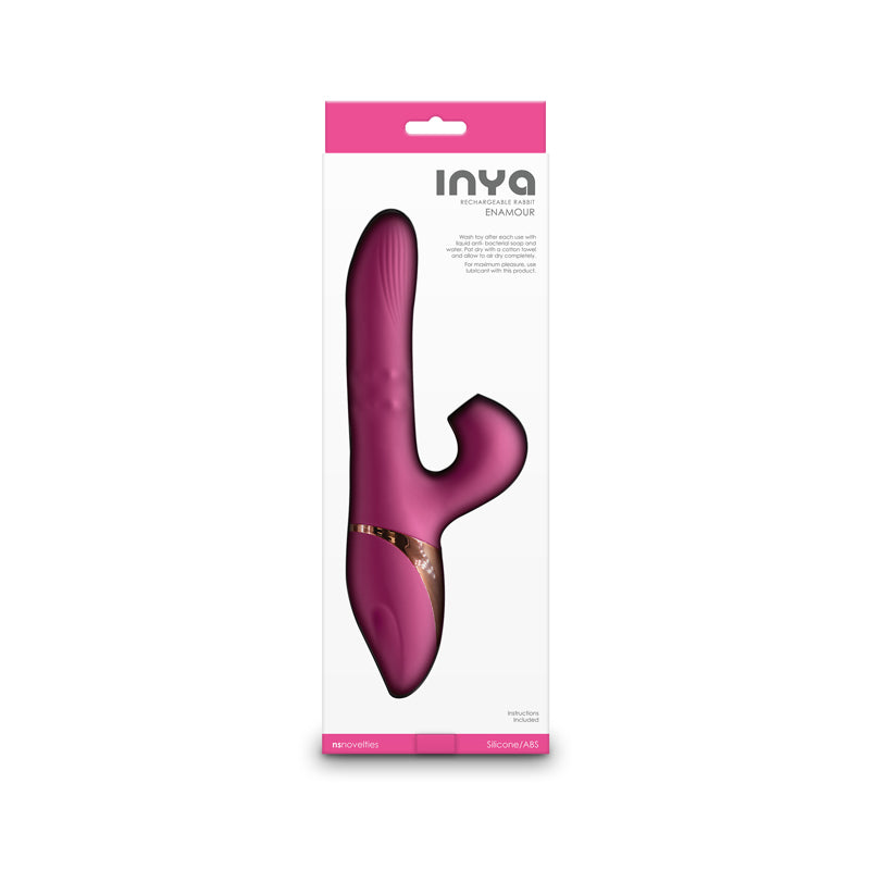 INYA Enamour - - 31.5 cm USB Rechargeable Vibrator with Air Pulse
