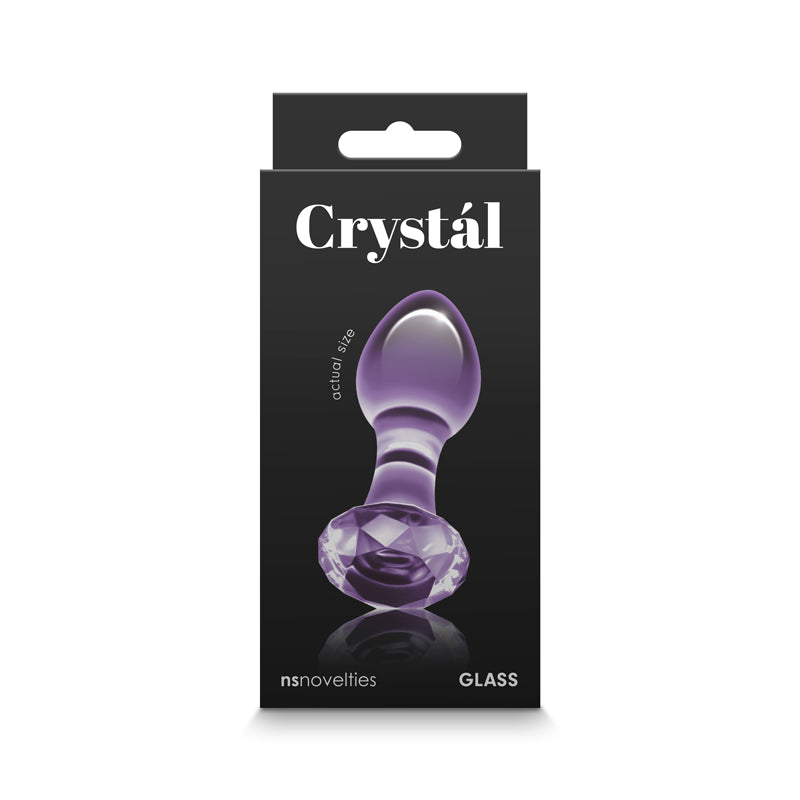 Crystal Gem - - 9 cm Glass Butt Plug