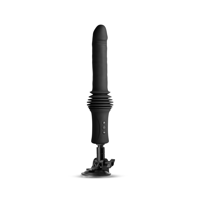 Renegade Super Stroker - - 36.8 cm USB Rechargeable Thrusting Vibrator with Remote Control & Stand