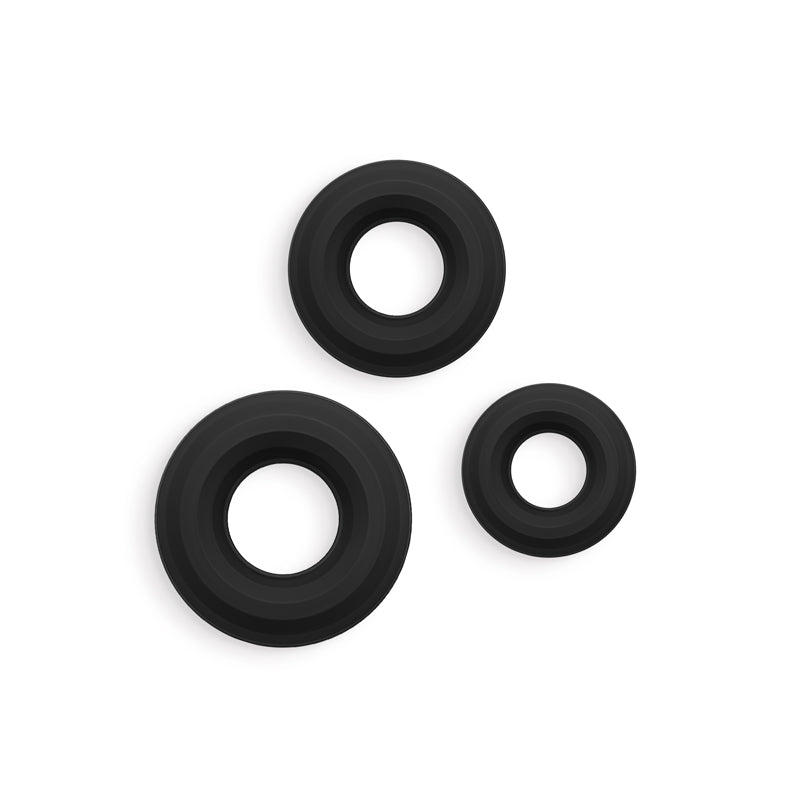 Renegade 3pc Fireman Rings - - Cock Rings - Set of 3 Sizes