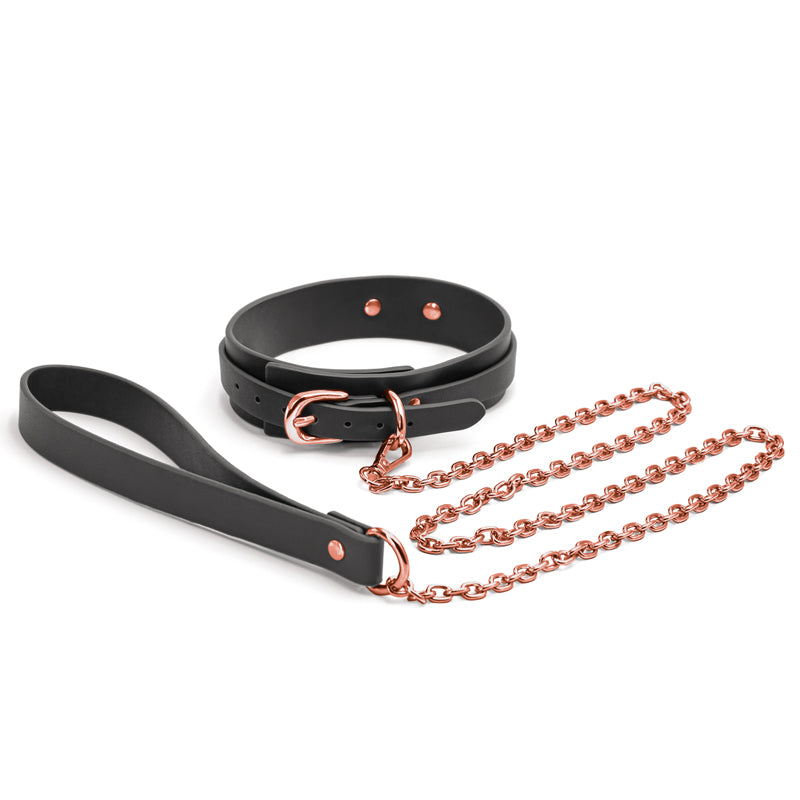 Bondage Couture Collar & Leash - - Restraint