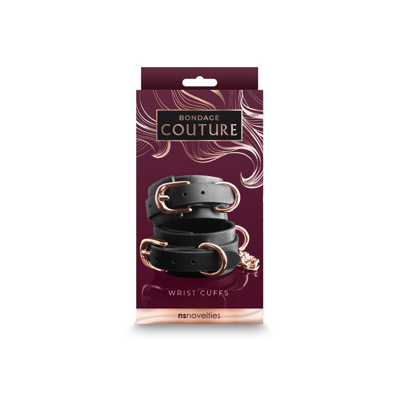 Bondage Couture Wrist Cuffs - - Restraints