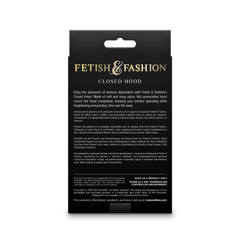 Fetish & Fantasy - Closed Hood - - Hood