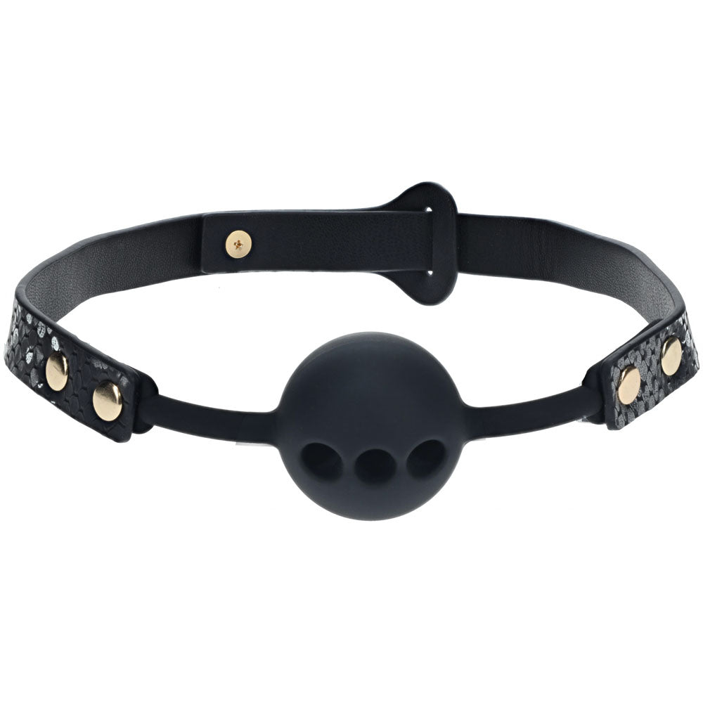 OUCH! Florence Collection - Silicone Ball Gag - Breathable Mouth Restraint