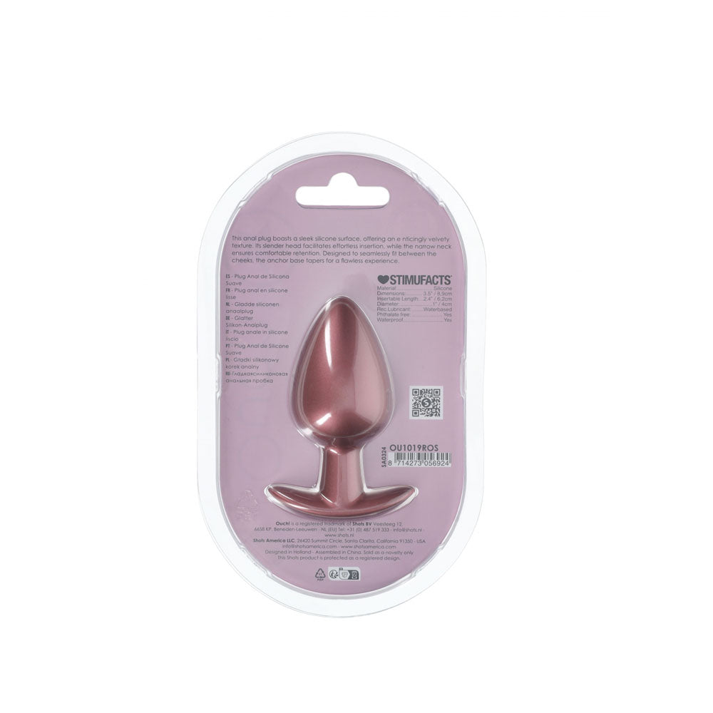 OUCH! Anal Plug - Large - - 8.9 cm Large Butt Plug