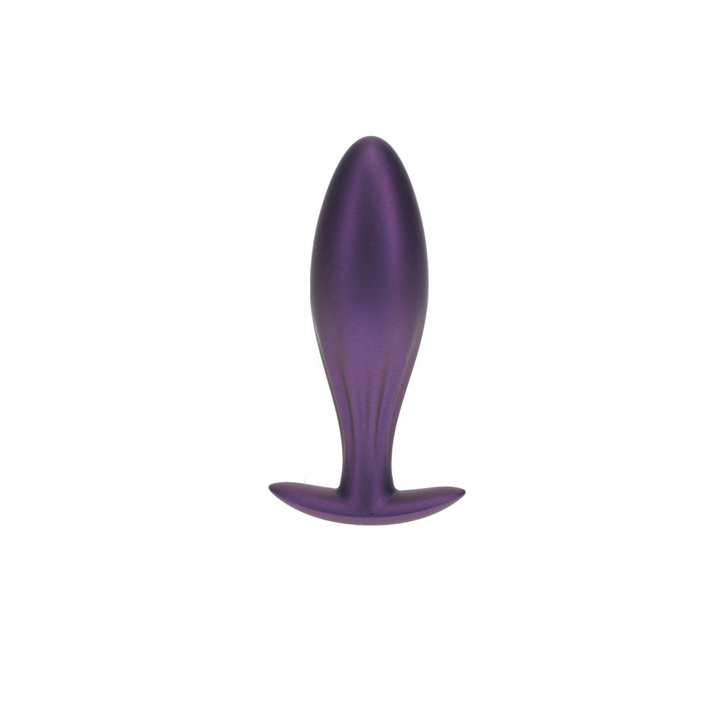 OUCH! Oval Anal Plug - Metallic - Metallic 11.7 cm Butt Plug