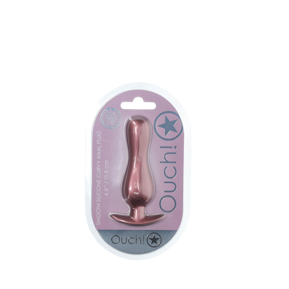 OUCH! Curvy Anal Plug - - 11.7 cm Butt Plug
