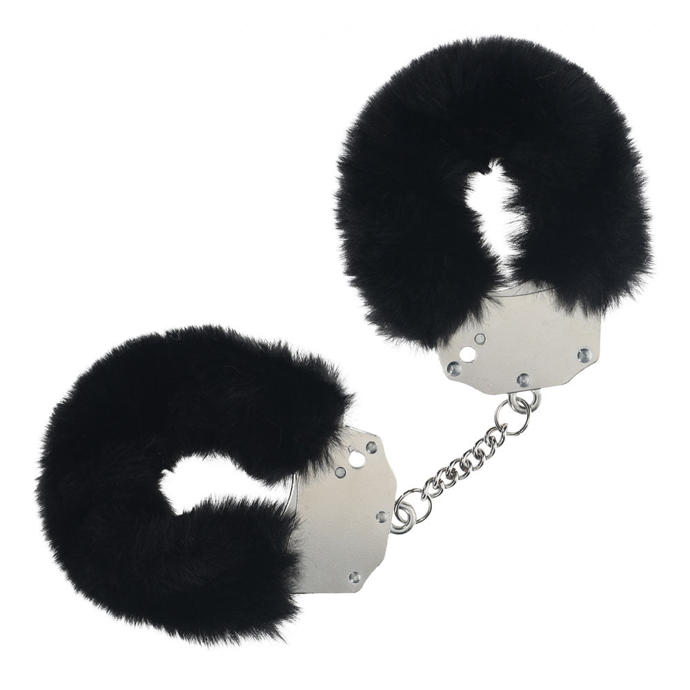 OUCH! Heavy-Duty Fluffy Cuffs - - Fluffy Restraints