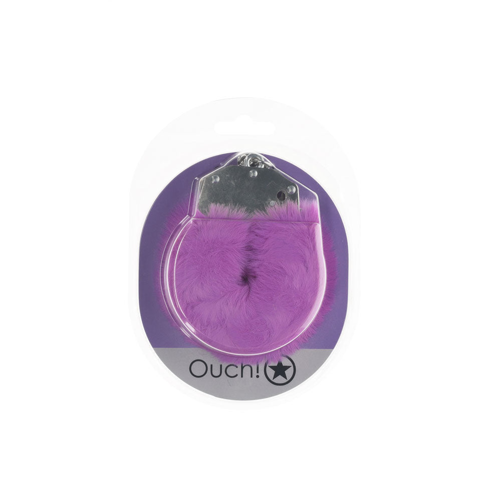 OUCH! Heavy-Duty Fluffy Cuffs - - Fluffy Restraints