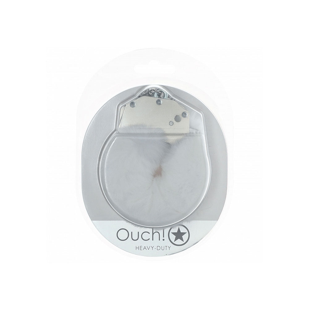 OUCH! Heavy-Duty Fluffy Cuffs - - Fluffy Restraints