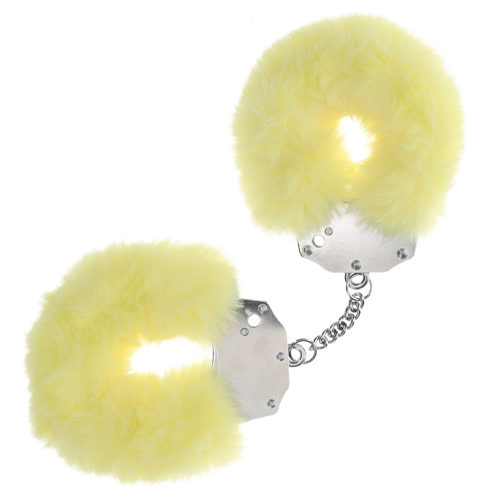OUCH! Heavy-Duty Fluffy Cuffs - - Fluffy Restraints