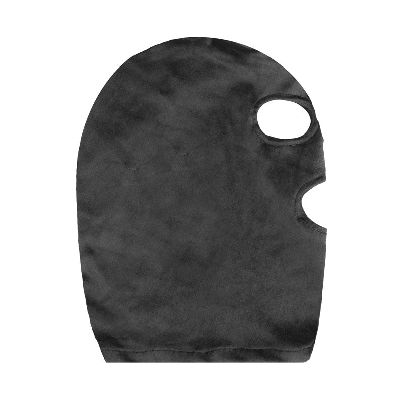 Ouch! Velvet & Velcro Mask with Eye and Mouth Opening - Hood