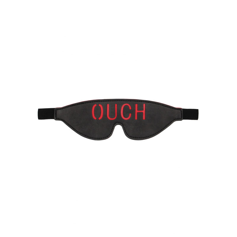 OUCH! & White Bonded Leather Eye-Mask ''Ouch'' - Eye Restraint