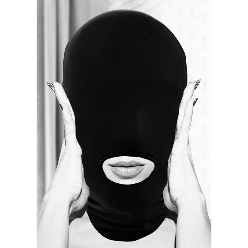 OUCH! & White Submission Mask - Hood Mask