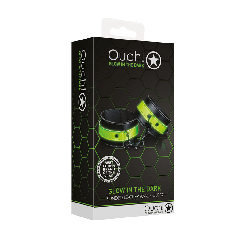 OUCH! Glow In The Dark Handcuffs - /Glow In Dark Restraints