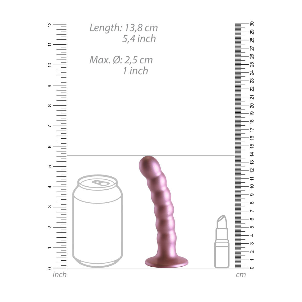 OUCH! Beaded Silicone G-Spot Dildo - 5'' / 13cm - 13 cm Dildo