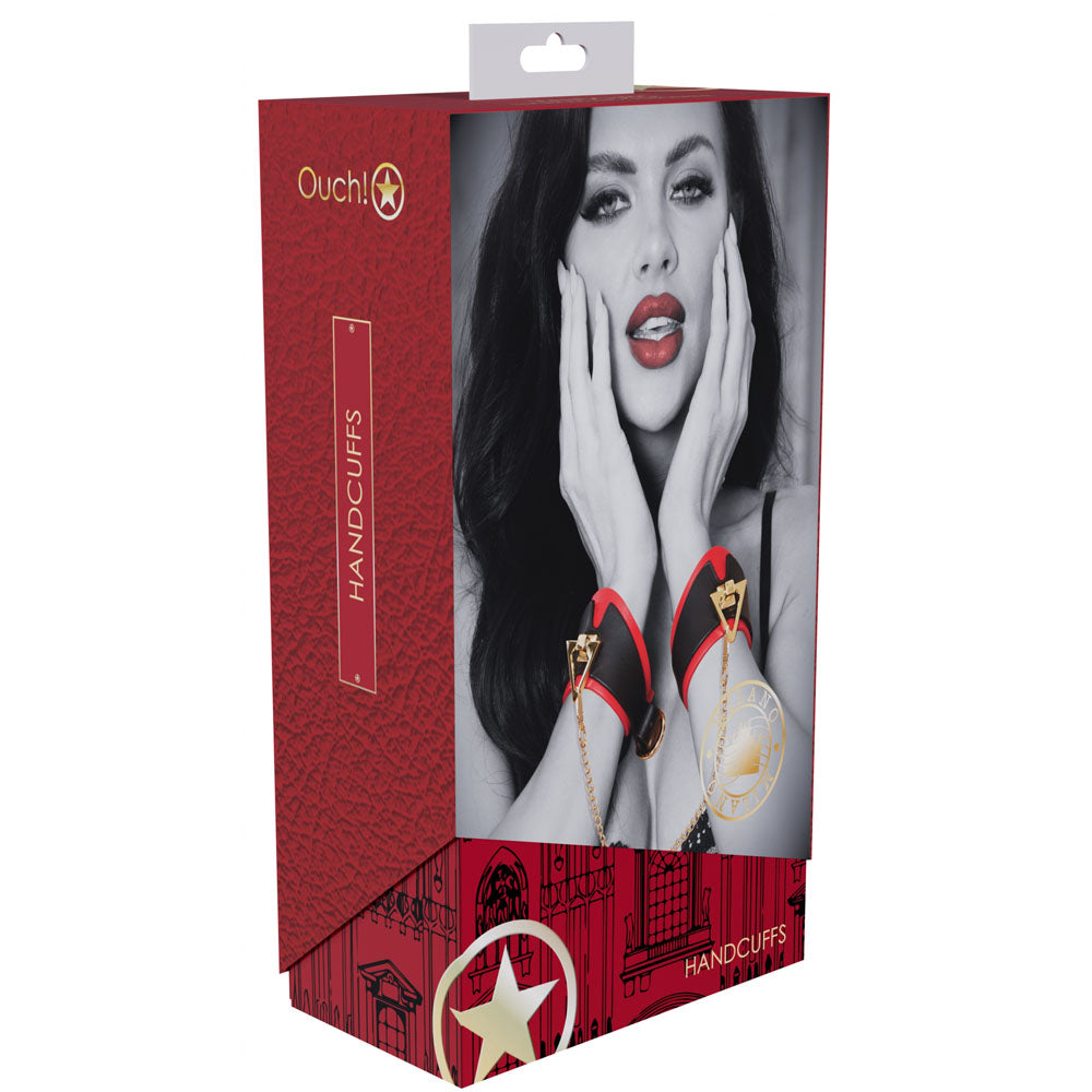 OUCH! Milan Collection - Handcuffs - /Red Restraints
