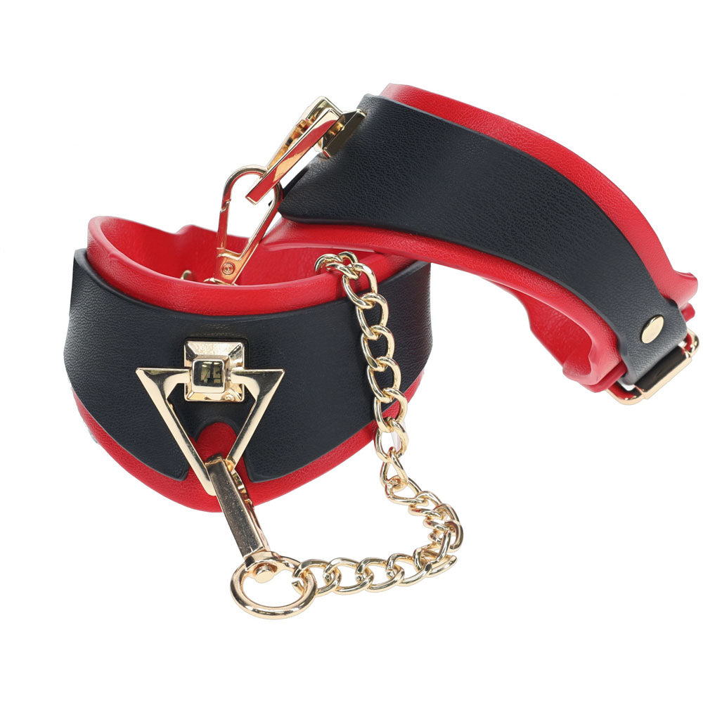 OUCH! Milan Collection - Leg Cuffs - /Red Restraints