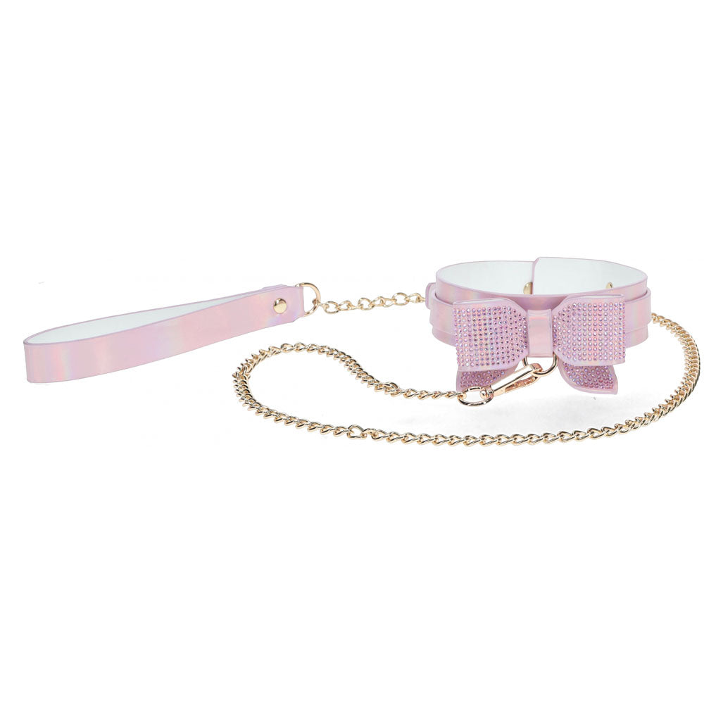 OUCH! Paris Collection - Collar with Leash - Restraint